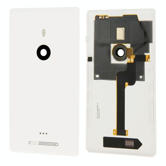 Cover posteriore per batteria con cavo flessibile per Nokia Lumia 925 (bianco)
