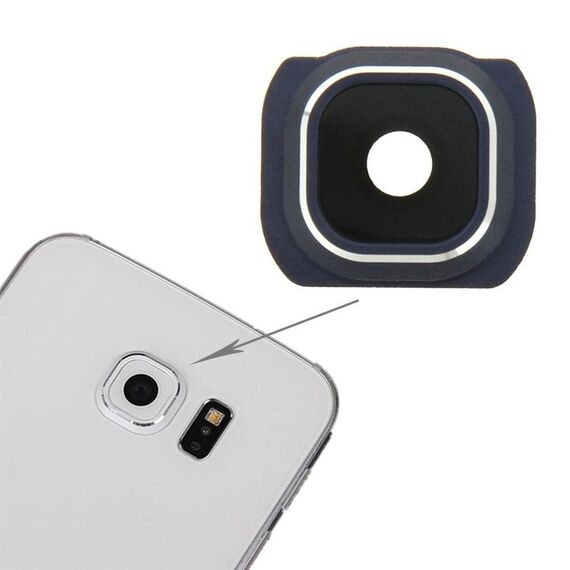 Copriobiettivo per fotocamera posteriore originale Galaxy S6 (nero)