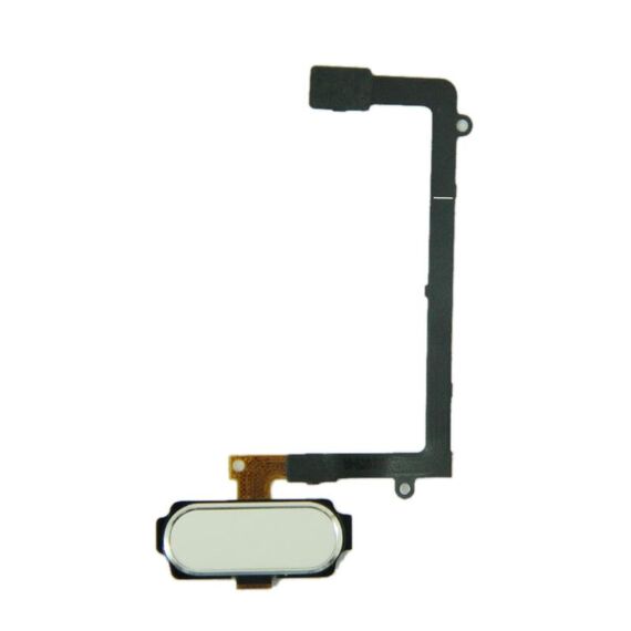 Cavo flessibile per pulsante Home Galaxy S6 edge / G925 con identificazione dell'impronta digitale (bianco)