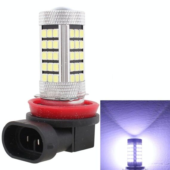 2 PCS H11 12.6W 630LM 6500K Luce bianca 2835 SMD 66 LED Fendinebbia per auto, DC12V