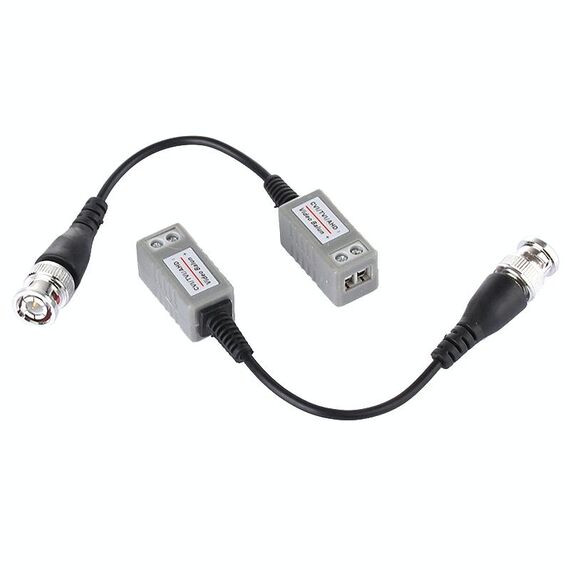 Balun video ricetrasmettitore passivo coassiale CVI / TVI / AHD 1CH 2 PCS HD 202P
