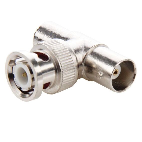 100 PCS UG274U Adattatore connettore BNC T da un maschio a doppio BNC femmina