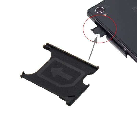 Vassoio scheda micro SIM per Sony Xperia Z1 / L39h