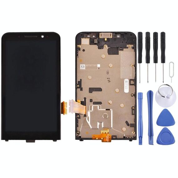 Schermo LCD OEM per BlackBerry Z30 4G Versione digitalizzatore Assemblaggio completo con cornice (nero)