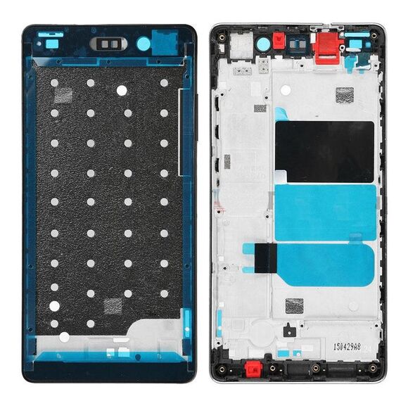 Cornice per cornice dello schermo dell'alloggiamento anteriore per Huawei Ascend P8 Lite (nero)