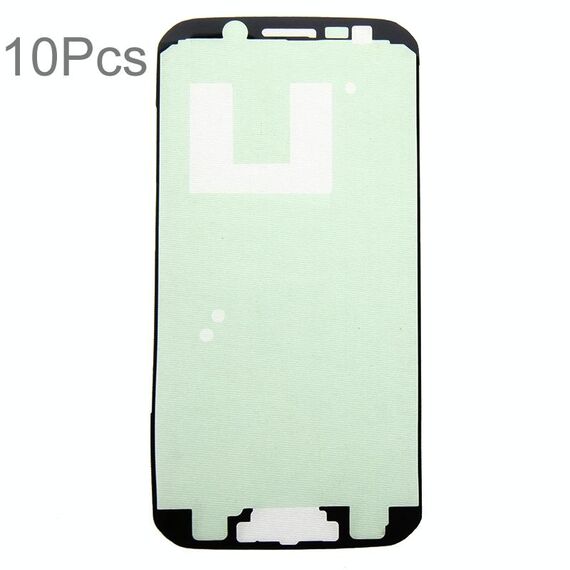 Per Galaxy S6 Edge / G925 10 pezzi adesivo per alloggiamento anteriore