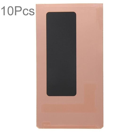 Per Galaxy S6 Edge / G925 10 pezzi adesivo per alloggiamento posteriore