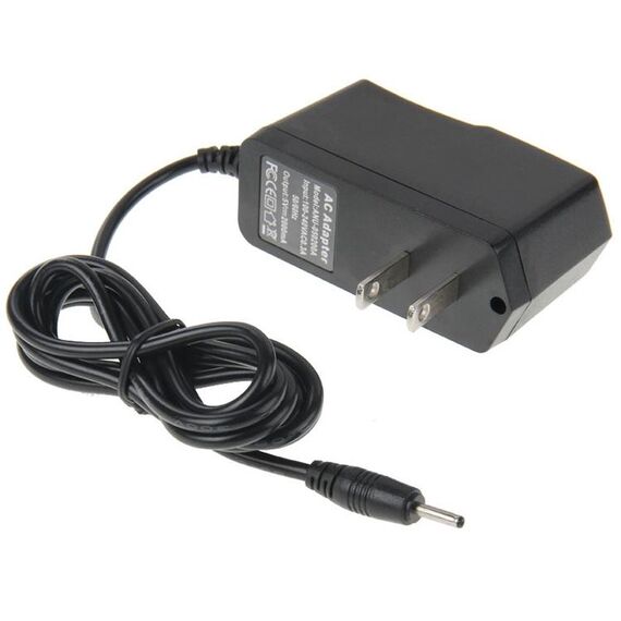 Caricatore da viaggio CA con jack da 2,5 mm CC per tablet PC, uscita: CC 5 V / 2 A, spina americana