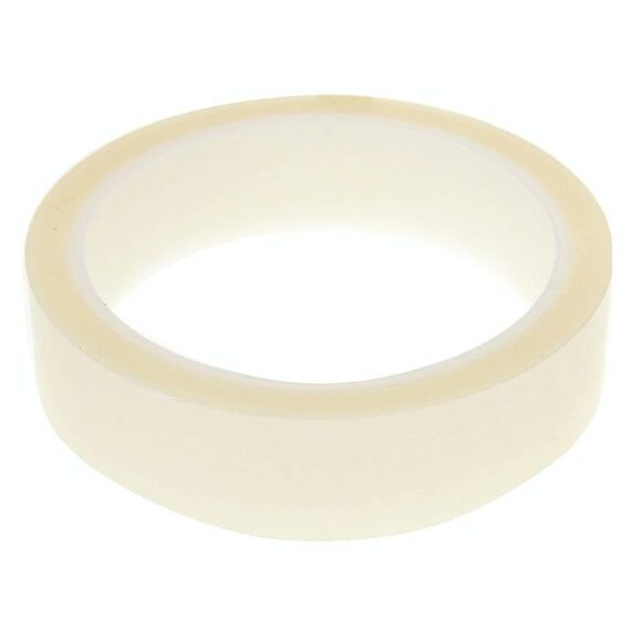 Nastro in poliimmide trasparente resistente alle alte temperature da 24 mm con adesivo in silicone, lunghezza: 33 m