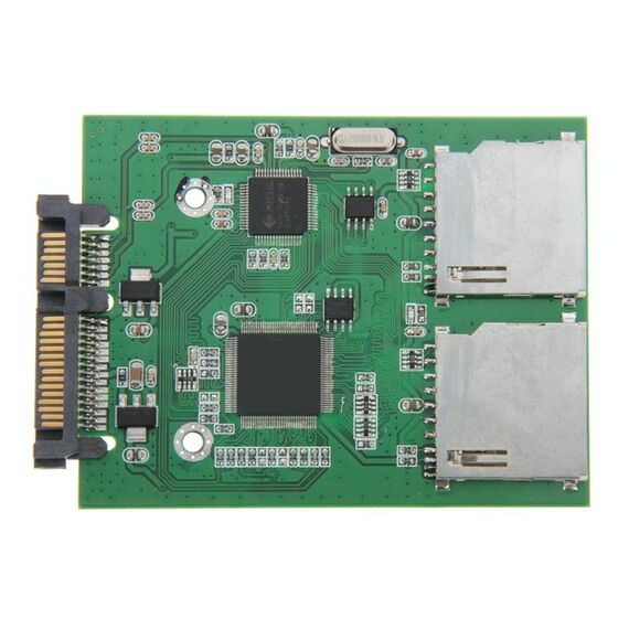 Scheda convertitore da doppia scheda SD a 22 pin SATA