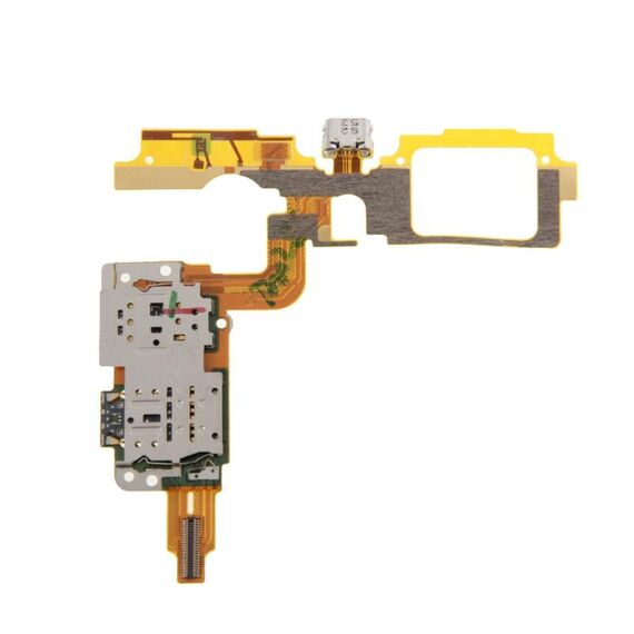 Per Vivo X5Max V e X5Max + cavo flessibile per porta di ricarica + contatto per lettore di schede SIM