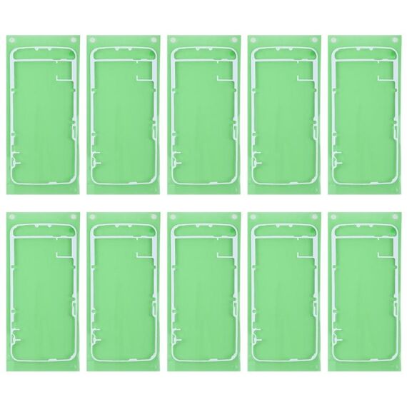 Per Galaxy S6 Edge / G925 10 pezzi adesivo per coperchio posteriore posteriore