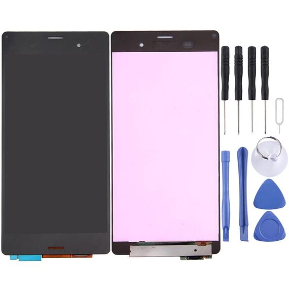 Schermo LCD OEM per Sony Xperia Z3 con assemblaggio completo di digitalizzatore (nero)