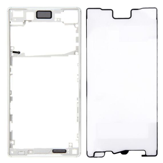 Cornice anteriore per Sony Xperia Z5 (versione con scheda SIM singola) (argento)