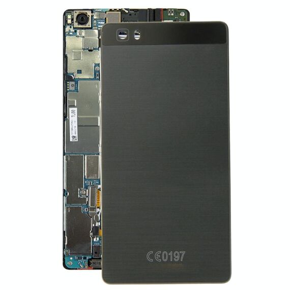 Per Huawei P8 Lite Cover posteriore batteria (nera)
