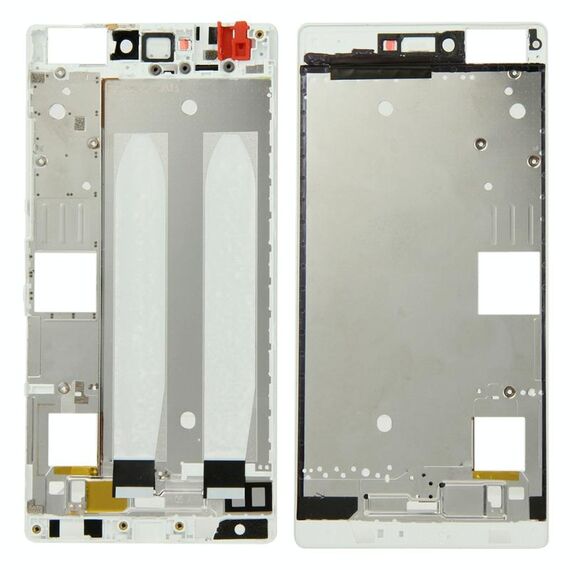 Per Huawei P8 Front Housing LCD Frame Bezel Plate (Bianco)