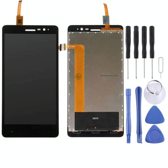 Schermo LCD OEM per Lenovo S860 con assemblaggio completo di digitalizzatore (nero)