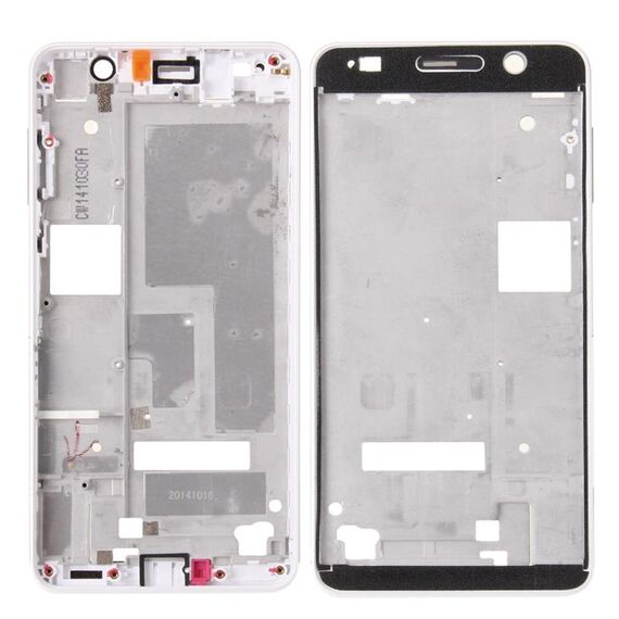 Cornice per cornice LCD per alloggiamento anteriore per Huawei Honor 6 (bianca)