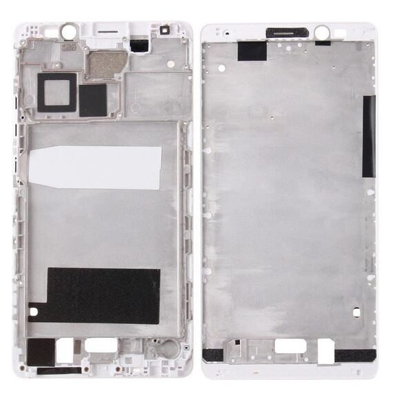 Per Huawei Mate 8 Piastra cornice cornice LCD alloggiamento anteriore (bianca)