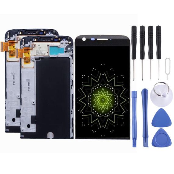 iPartsAcquista schermo LCD + gruppo digitalizzatore touch screen con cornice, Schermo LCD e digitalizzatore Assemblaggio completo del digitalizzatore con cornice, per LG G5 H840 / H850