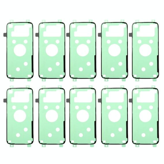 Per Galaxy S7 Edge / G935 10 pezzi adesivo per coperchio posteriore posteriore