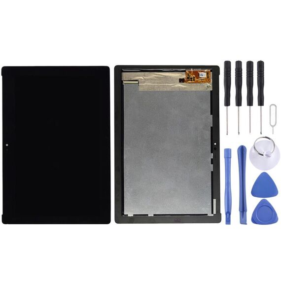 Schermo LCD OEM per Asus ZenPad 10 Z300C / Z300CG P023 (versione cavo flessibile verde) con assemblaggio completo digitalizzatore (nero)