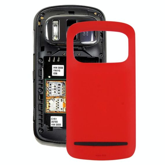 Cover posteriore batteria PureView per Nokia 808 (rosso)