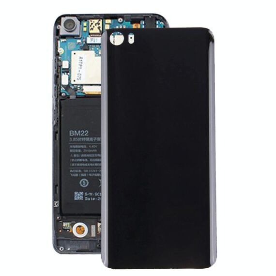 Cover posteriore batteria originale per Xiaomi Mi 5 (senza staffa) (nero)