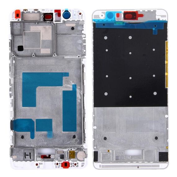 Per Huawei Honor V8 Cornice frontale LCD Cornice cornice (bianca)