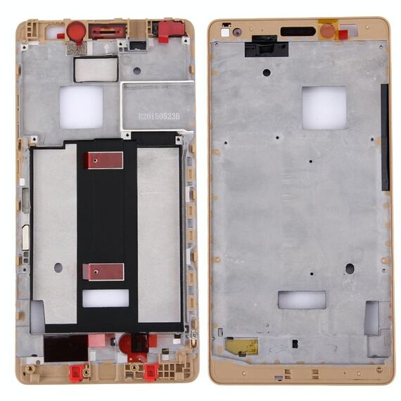 Piastra per cornice LCD per alloggiamento anteriore Huawei Mate S (oro)