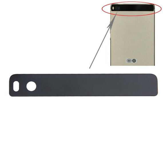Per l'obiettivo della fotocamera posteriore Huawei P8 (nero)