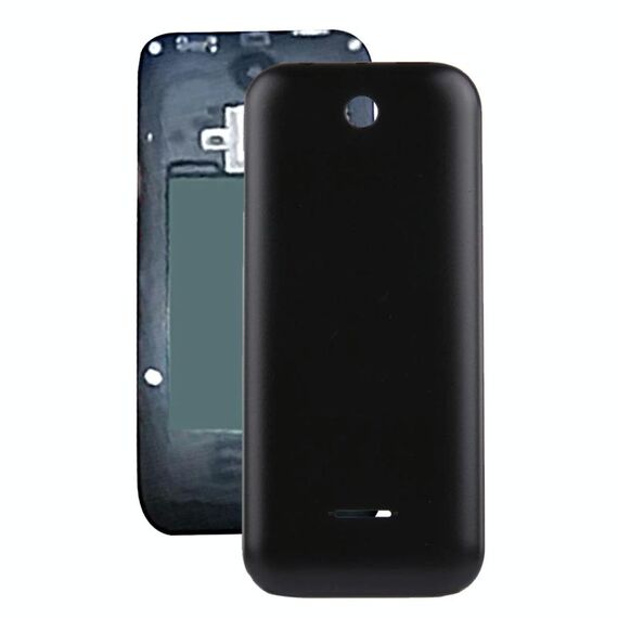 Cover posteriore in plastica per batteria in tinta unita per Nokia 225 (nero) SP1047BL 6922569504444