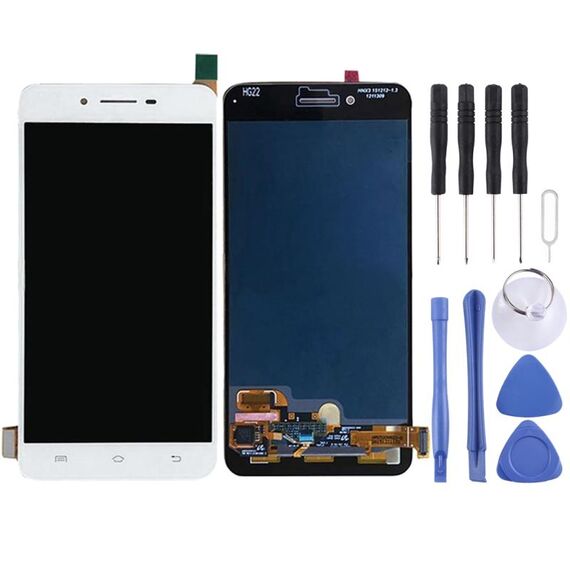 Schermo LCD TFT per Vivo X6 con assemblaggio completo di digitalizzatore (bianco)