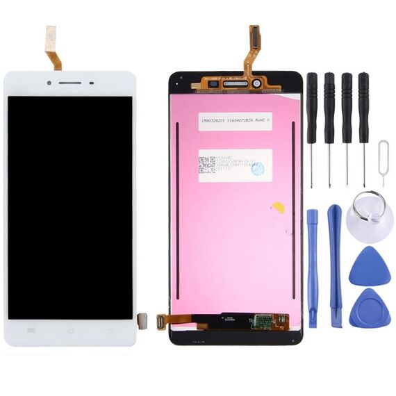 Schermo LCD TFT per Vivo V3 Max con assemblaggio completo di digitalizzatore (bianco)