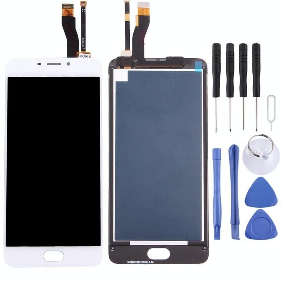 Schermo LCD TFT per Meizu M5 Note / Meilan Note 5 con digitalizzatore Full Assembly (bianco)