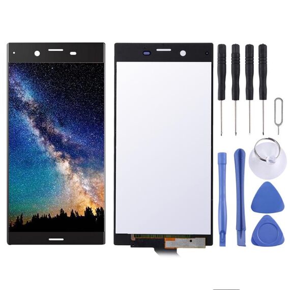 Schermo LCD originale + Touch Panel originale per Sony Xperia XZ (nero)