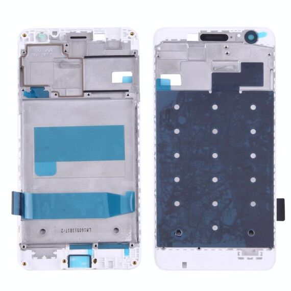 Piastra cornice cornice LCD alloggiamento anteriore per Huawei Enjoy 6 (bianco)