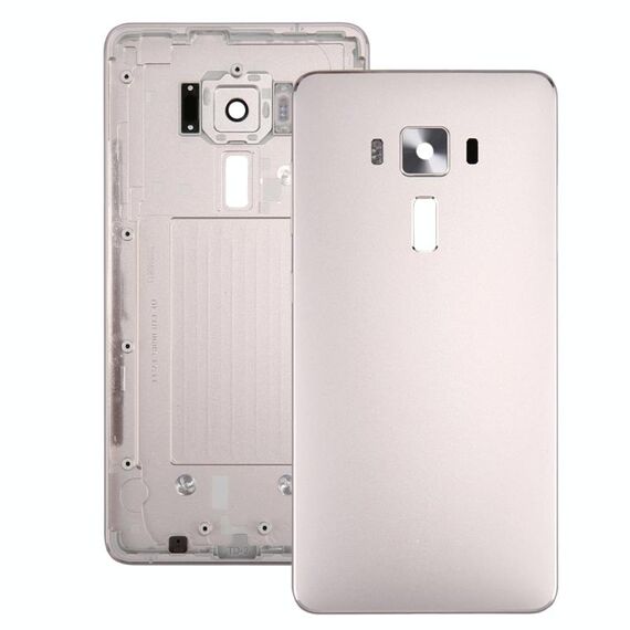 Copri batteria posteriore originale in lega di alluminio per Asus Zenfone 3 Deluxe / ZS570KL (Glacier Silver)