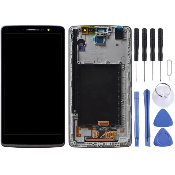 LCD + Touch Panel con cornice per LG G Stylo / LS770 (nero)