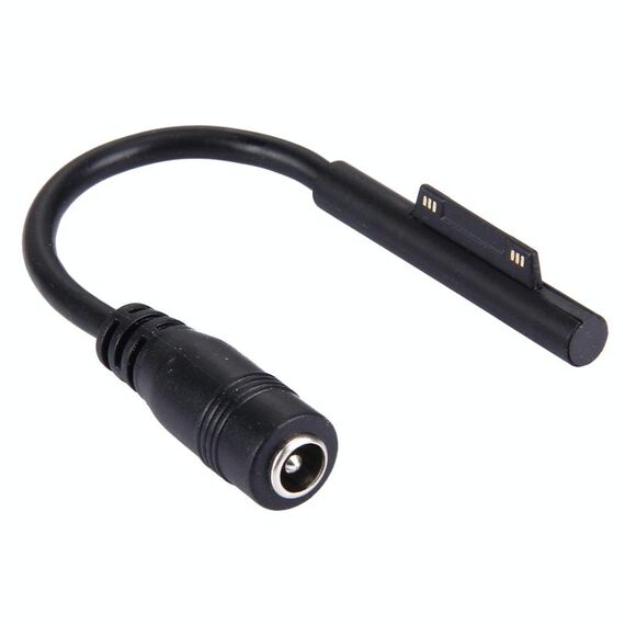 6 Pin Magnetic a 5.5x2.5mm Interfacce femmina Adattatore di alimentazione Cavo del caricabatterie per Microsoft Surface Pro 6/5/4/3