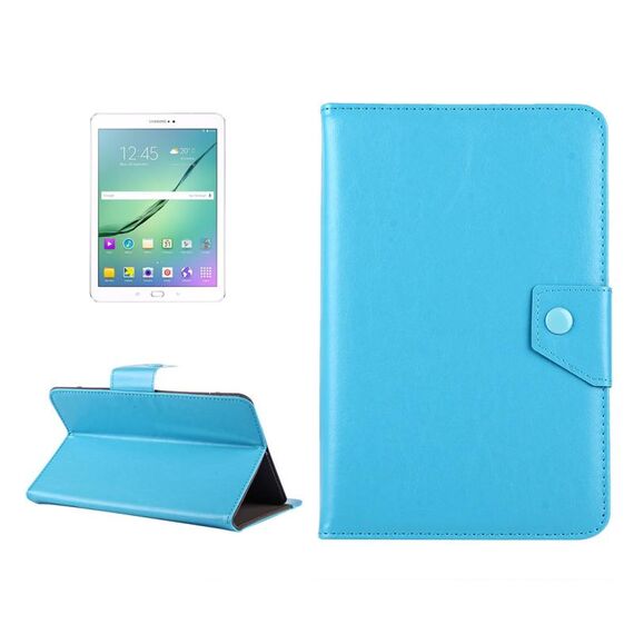 Custodia in pelle per tablet da 10 pollici Custodia protettiva con struttura Crazy Horse con supporto per Asus ZenPad 10 Z300C, Huawei MediaPad M2 10.0-A01W, Cube IWORK10 (Baby Blue)