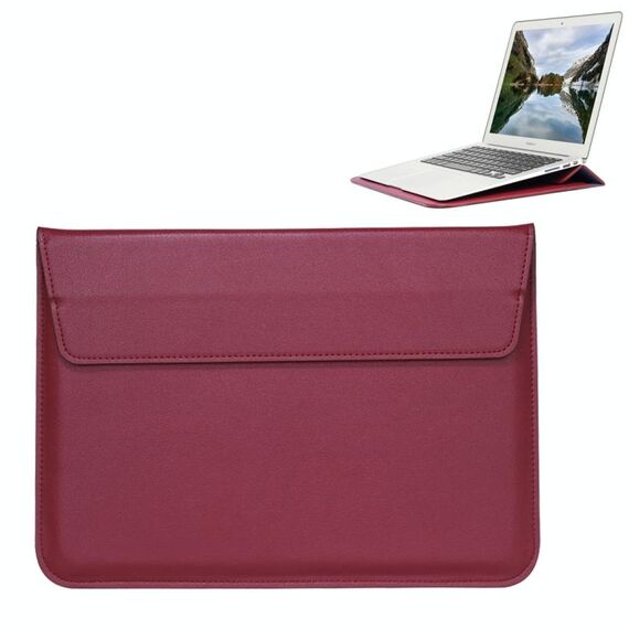 Custodia in pelle PU stile busta universale con supporto per tablet PC ultrasottile da 13,3 pollici, dimensioni: 35x25x1,5 cm
