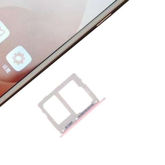 Per Galaxy C7 Pro / C7010 e C5 Pro / C5010 Vassoio scheda SIM + Vassoio scheda SIM / Micro SD (oro rosa)