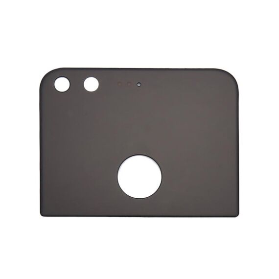 Cover posteriore in vetro per Google Pixel / Nexus S1 (parte superiore) (nera)