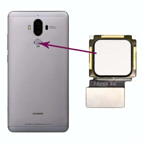 Flat Cable Sensore Impronte per Huawei Mate 9 - Argento SP4160S