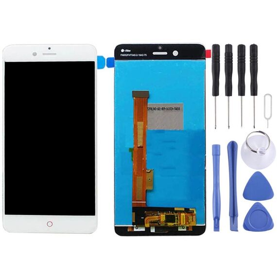 Schermo LCD OEM per ZTE Nubia Z17 Mini / NX569J / NX569H con digitalizzatore assemblaggio completo (bianco)