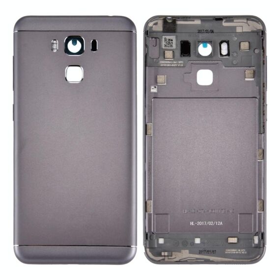 Copri batteria posteriore in lega di alluminio per Asus ZenFone 3 Max / ZC553KL (grigio)