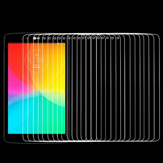 100 PCS per LG G Tablet 7.0 / V400 0.4mm 9H + Durezza superficiale 2.5D Pellicola in vetro temperato antideflagrante