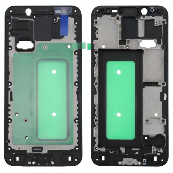 Per Galaxy C8 Alloggiamento frontale Cornice per cornice LCD (Nero)