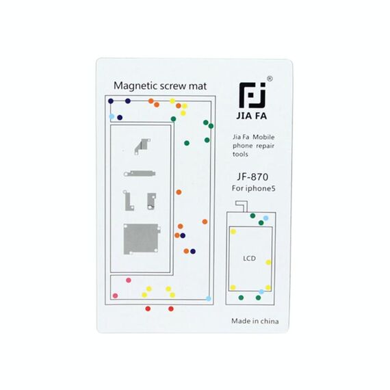 Tappetino magnetico JIAFA per viti per iPhone 5